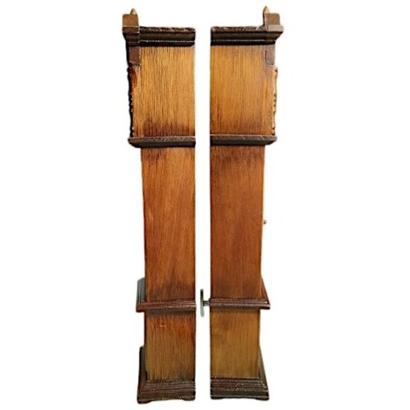 Miniature Town Square Grandfather Clock Music Box - Picture 7 of 9